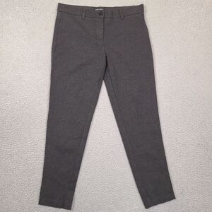 Mario Serrani Italy Women's‎ Comfort Stretch Slim Fit Pants Medium Gray Charcoal
